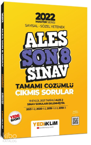 2022 Master Ales Son 8 Sınav Çöz.Çıkmış Sorular