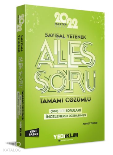 2022 Master Serisi Ales Sayısal Yetenek Tamamı Çözümlü Soru Bankası