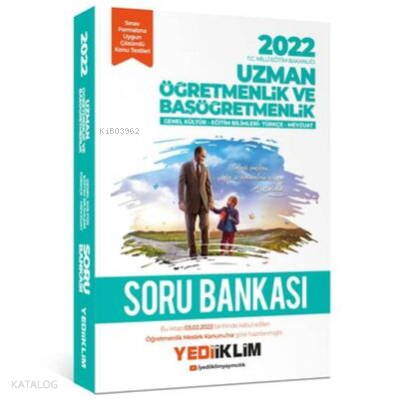 2022 MEB Uzman Öğretmenlik ve Başöğretmenlik Soru Bankası