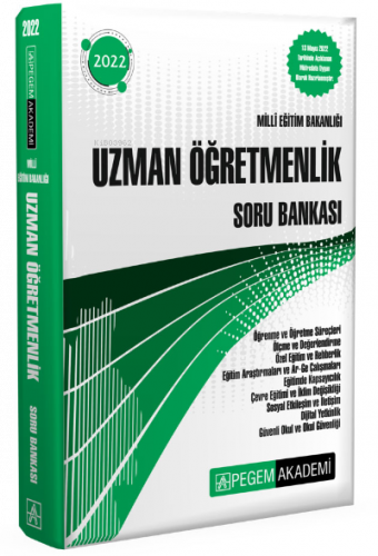 2022 Milli Eğitim Bakanlığı Uzman Öğretmenlik Soru Bankası