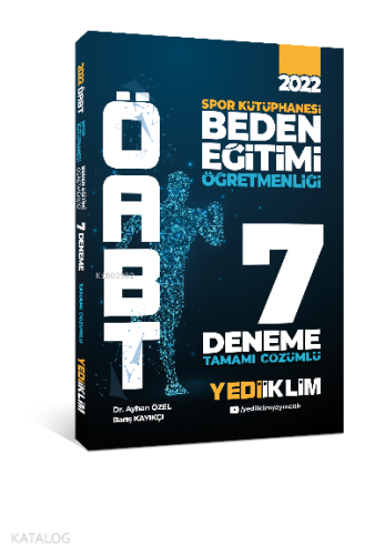 2022 ÖABT Beden Eğitimi Öğretmenliği ;Spor Kütüphanesi Tamamı Çözümlü 7 Deneme