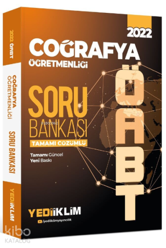 2022 Öabt Coğrafya Öğretmenliği Çöz.Soru Bankası