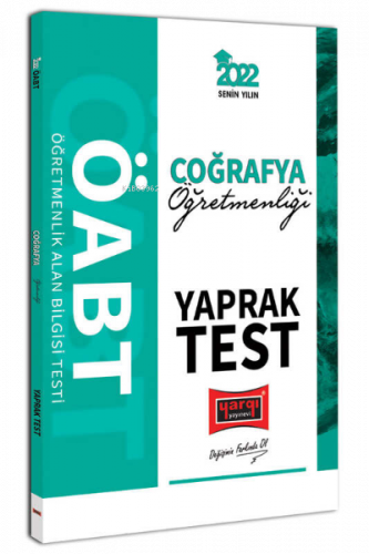 2022 ÖABT Coğrafya Öğretmenliği Yaprak Test
