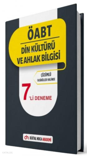 2022 ÖABT Din Kültürü ve Ahlak Bilgisi Öğretmenliği 7li Deneme Çözümlü Dijital Hoca Akademi