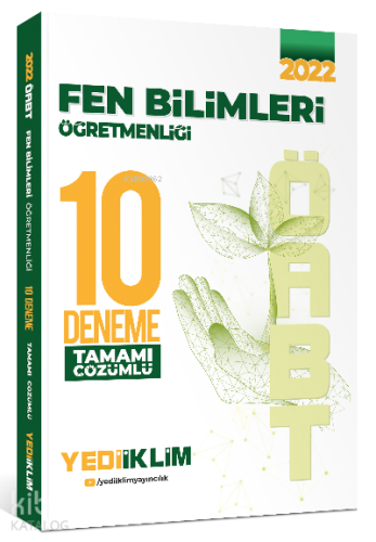 2022 ÖABT Fen Bilimleri Öğretmenliği Tamamı Çözümlü 10 Deneme