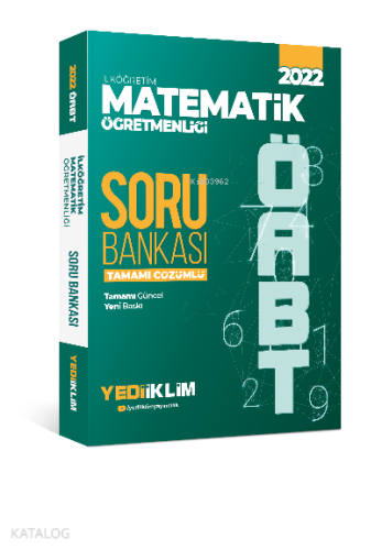 2022 ÖABT İlköğretim Matematik Öğretmenliği Tamamı Çözümlü Soru Bankas