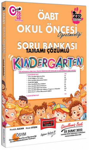 2022 ÖABT Okul Öncesi Öğretmenliği Kindergarten Tamamı Çözümlü Soru Bankası