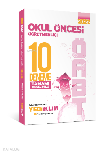 2022 ÖABT Okul Öncesi Öğretmenliği Tamamı Çözümlü 10 Deneme