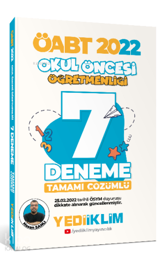 2022 ÖABT Okul Öncesi Öğretmenliği Tamamı Çözümlü 7 Deneme