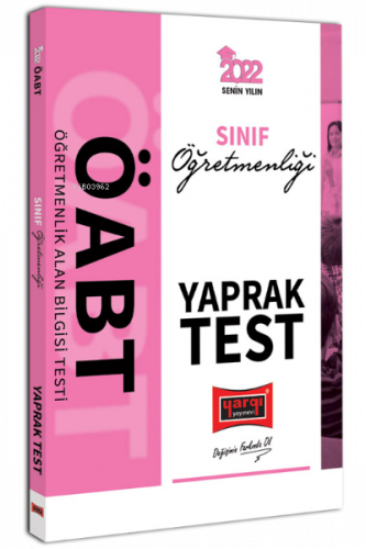 2022 ÖABT Sınıf Öğretmenliği Yaprak Test