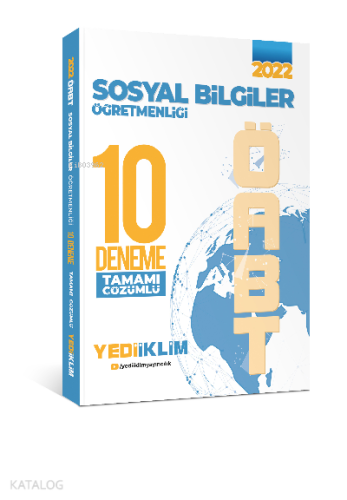 2022 ÖABT Sosyal Bilgiler Öğretmenliği Tamamı Çözümlü 10 Deneme