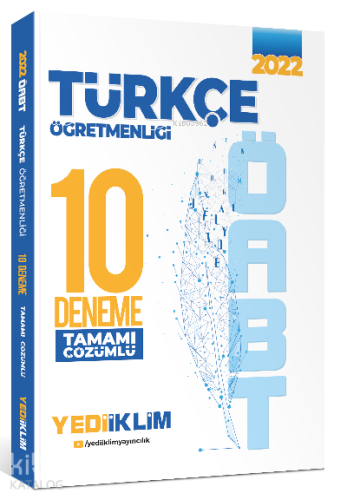 2022 ÖABT Türkçe Öğretmenliği Tamamı Çözümlü 10 Deneme