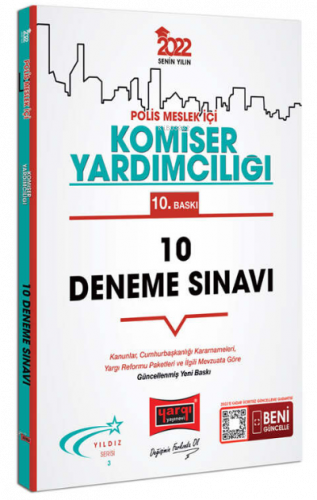 2022 Polis Meslek İçi Komiser Yardımcılığı 10 Deneme Sınav