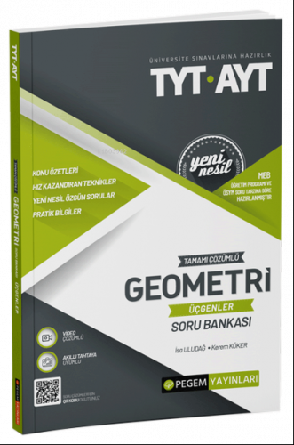 2022 TYT-AYT Tamamı Çözümlü Geometri (Üçgenler) Soru Bankası