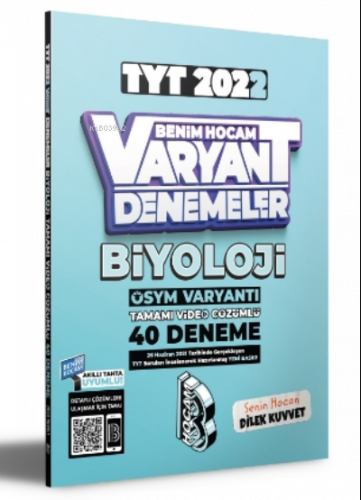 2022 TYT Biyoloji Tamamı Video Çözümlü 12 Deneme Sınavı