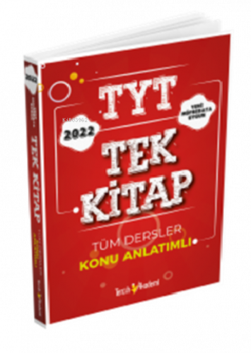 2022 TYT Tek Kitap Tüm Dersler Konu Anlatımlı