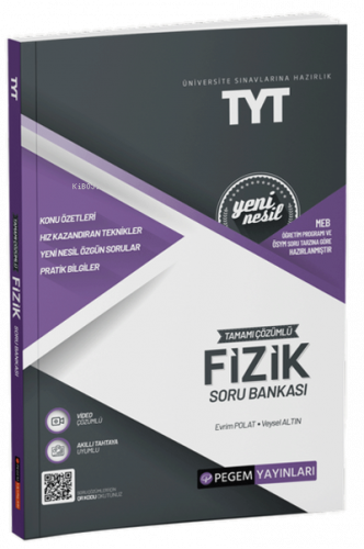 2022 Üniversite Sınavlarına Hazırlık TYT Tamamı Çözümlü Fizik Soru Ban