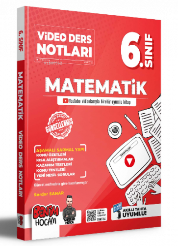 2023 6.sınıf Matematik Video Ders Notları (Konu Anlatımı)