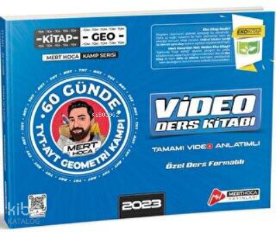 2023 60 Günde Geometri TYT-AYT Geometri Kampı Video Ders Kitabı EKO