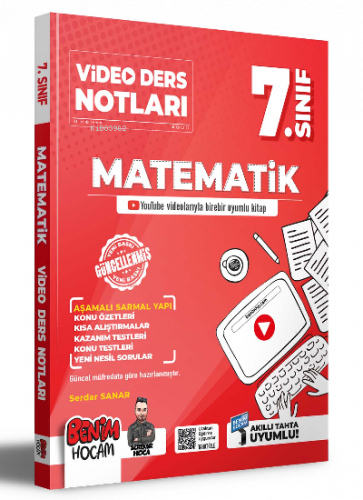2023 7.sınıf Matematik Video Ders Notları (Konu Anlatımı)
