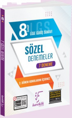 2023 8.Sınıf LGS 1.Dönem Sözel Deneme 7'li