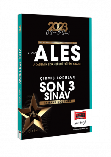 2023 ALES Tamamı Çözümlü Çıkmış Sınav Soruları Son 3 Sınav