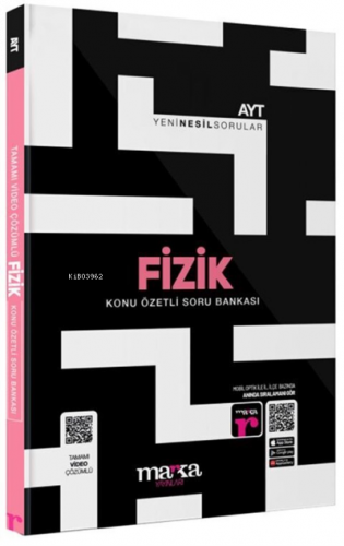 2023 AYT Fizik Konu Özetli Yeni Nesil Soru Bankası Tamamı Video Çözümlü Marka Yayınları
