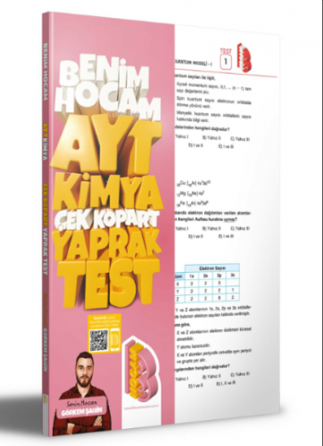 2023 AYT Kimya Çek Kopar Yaprak Test