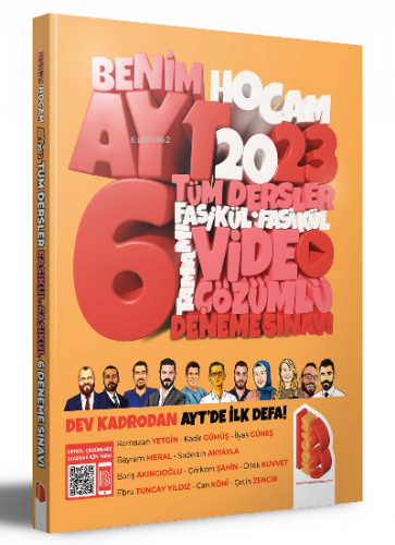 2023 AYT Tüm Dersler Tamamı Video Çözümlü Fasikül Fasikül Deneme Sınavı