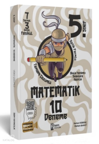 2023 İSEM 5. Sınıf Matematik 10 Deneme
