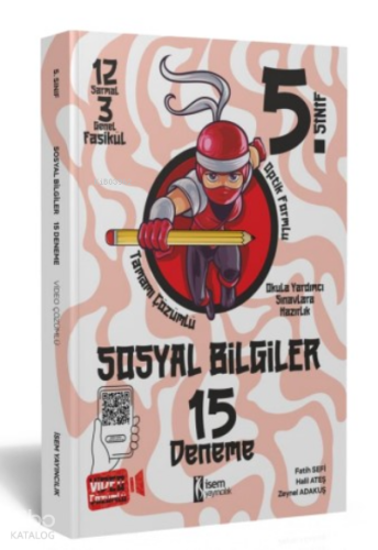 2023 İSEM 5. Sınıf Sosyal Bilgiler 15 Deneme