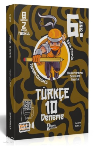2023 İSEM 6. Sınıf Türkçe 10 Deneme