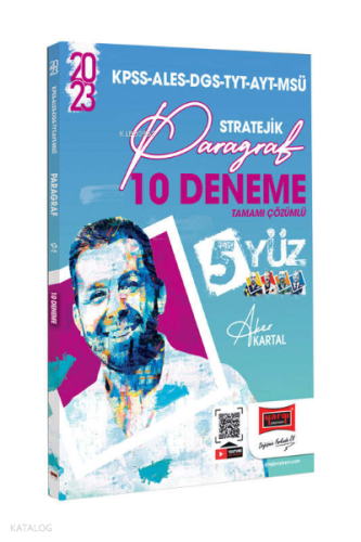 2023 KPSS ALES DGS TYT AYT MSÜ Stratejik Paragraf Tamamı Çözümlü 10 Deneme