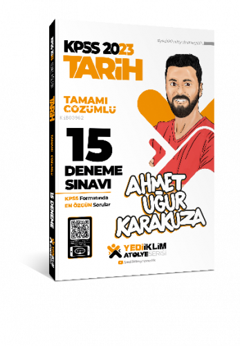 2023 KPSS Atölye Serisi Tarih Tamamı Çözümlü 15 Deneme Sınavı