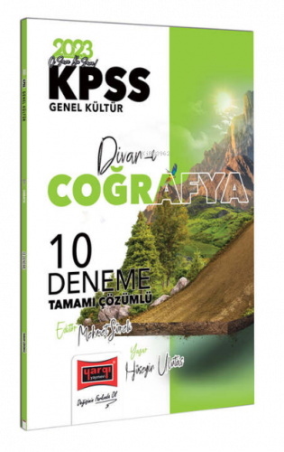 2023 KPSS Divan-ı Coğrafya Tamamı Çözümlü 10 Deneme