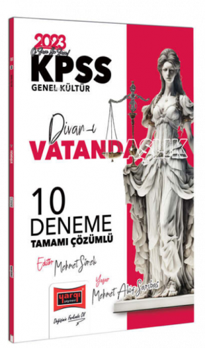 2023 KPSS Divan-ı Vatandaşlık Tamamı Çözümlü 10 Deneme