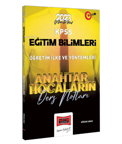 2023 KPSS Eğitim Bilimleri Anahtar Hocaların Öğretim İlke ve Yöntemleri Ders Notları