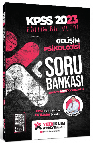 2023 KPSS Eğitim Bilimleri Atölye Serisi Gelişim Psikolojisi Tamamı Video Çözümlü Soru Bankası