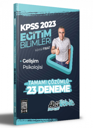 2023 KPSS Eğitim Bilimleri Gelişim Psikolojisi Tamamı Çözümlü 23 Deneme Sınavı