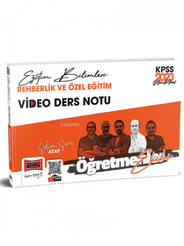2023 KPSS Eğitim Bilimleri Öğretmenler Ekibi Rehberlik ve Özel Eğitim Video Ders Notları