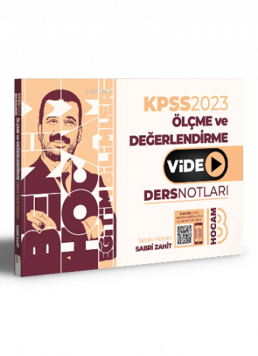 2023 KPSS Eğitim Bilimleri Ölçme ve Değerlendirme Video Ders Notları
