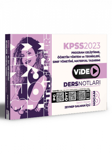 2023 KPSS Eğitim Bilimleri Program Geliştirme Öğretim Yöntem ve Teknikleri Video Ders Notları