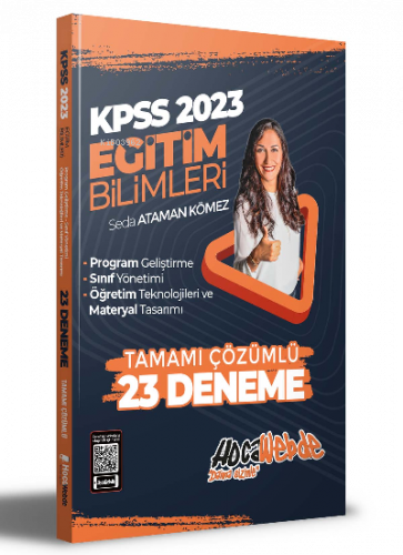 2023 KPSS Eğitim Bilimleri Program Geliştirme - Sınıf Yönetimi ;Öğretim Teknolojileri ve Materyal Tasarımı Tamamı Çözümlü 23 Deneme Sınavı