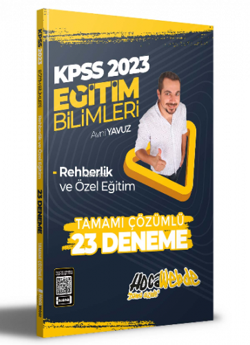 2023 KPSS Eğitim Bilimleri Rehberlik ve Özel Eğitim Tamamı Çözümlü 23 Deneme