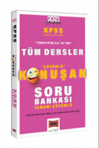 2023 KPSS Genel Kültür Tüm Dersler Tamamı Çözümlü Konuşan Soru Bankası