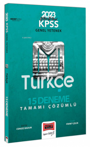2023 KPSS Genel Yetenek Hedef IYI Serisi Türkçe Tamamı Çözümlü 15 Deneme