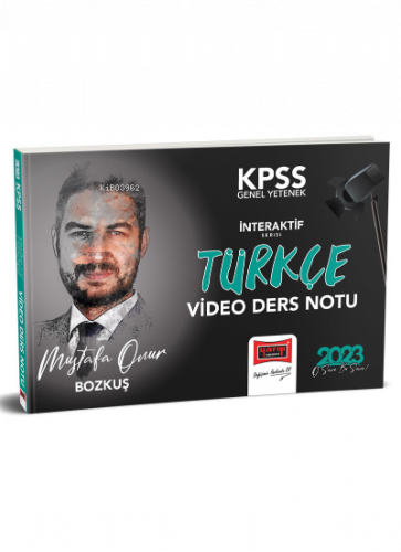 2023 KPSS Genel Yetenek İnteraktif Serisi Türkçe Video Ders Notları