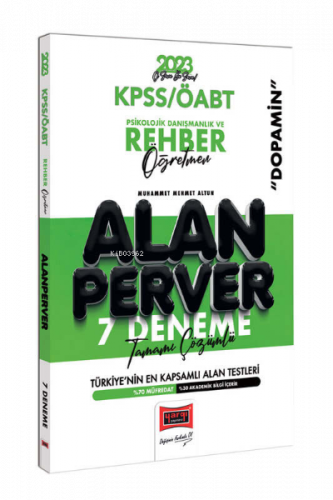 2023 KPSS ÖABT Psikolojik Danışmanlık ve Rehber Öğretmen (PDR) Tamamı Çözümlü 7 Deneme