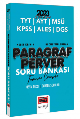 2023 KPSS Paragrafperver Tamamı Çözümlü Soru Bankası