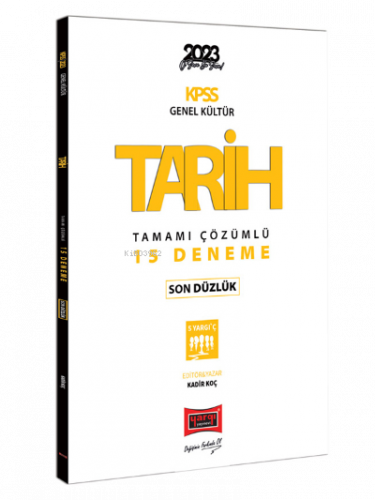 2023 KPSS Tarih Son Düzlük 5 Yargıç Tamamı Çözümlü 15 Deneme